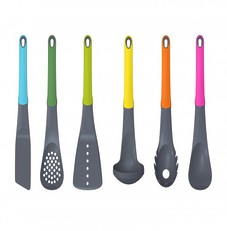 Набор из 6 кухонных инструментов  разноцветный
