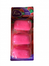 Мыло Fox, клубничное, 3 штуки