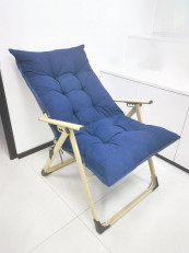 Кресло-шезлонг с передвижной спинкой, со съёмным комфортным матрасом